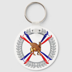 Assyrian Lamassu & Flag Sleutelhanger