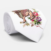 Assyrian Lamassu Garden Stropdas (Opgerold)