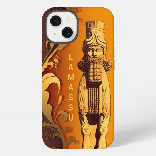 Assyrian Lamassu iPhone case Hoesje (Achterkant)