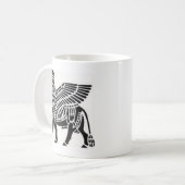 Assyrian Lamassu Koffiemok (Voorkant links)