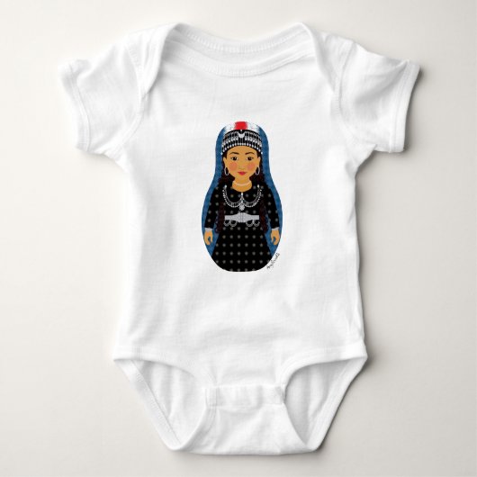 Assyrian Matryoshka Baby Bodysuit (Voorkant)