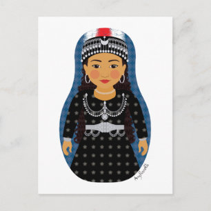 Assyrian Matryoshka Briefkaart