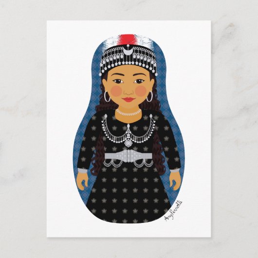Assyrian Matryoshka Briefkaart (Voorkant)