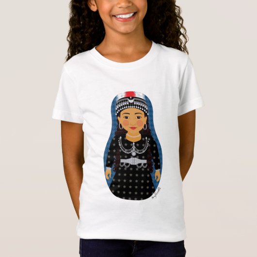 Assyrian Matryoshka Girls' T-shirt (Voorkant)