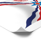 Assyrian Nation Flag Poster Print (Hoek)