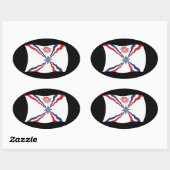 Assyrian Nation Flag Sticker (Vel)