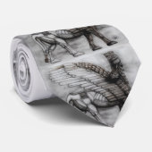 Assyrian Wing Bull Stropdas (Opgerold)