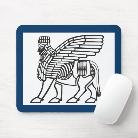 ASSYRIAN WINGED BULL MUISMAT (Met muis)