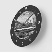 ASSYRIË Acrylwandklok Ronde Klok (Hoek)