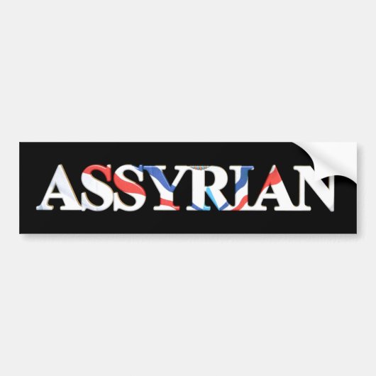 ASSYRIË BUMPERSTICKER (Voorkant)