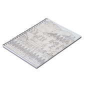 Assyriërs die een gevlekte stier op een Sledge ver Notitieboek (Linkerzijde)