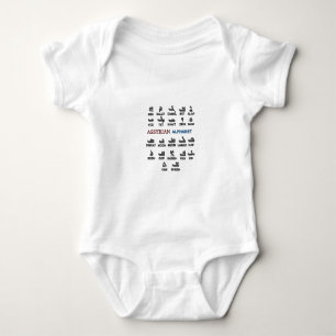 Assyrisch alfabet babyonesie romper