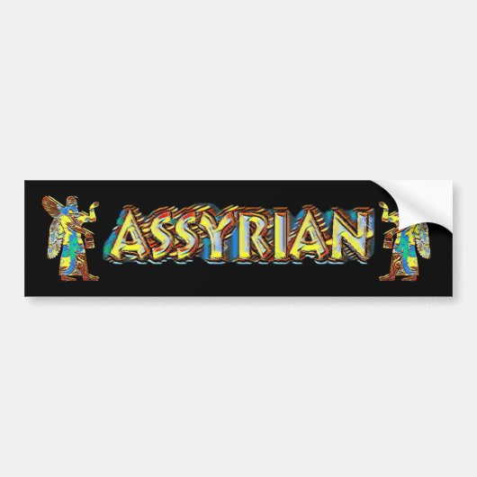 Assyrisch Bumpersticker (Voorkant)