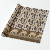 Assyrisch Gift Wrapping Paper Cadeaupapier (Uitgerold)