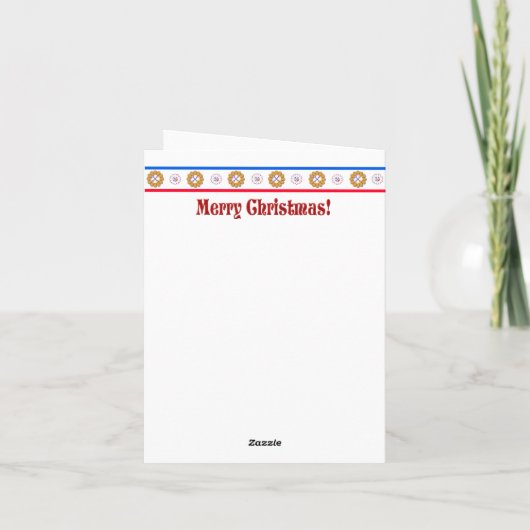 Assyrisch Klein, 4 x 5,6-inch gevouwen Wenskaart Kaart (Achterkant)