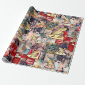 Assyrisch Lamassu Gift Wrapping Paper Cadeaupapier (Uitgerold)