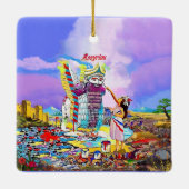 Assyrisch Nieuwjaar Keramisch Ornament (Achterkant)