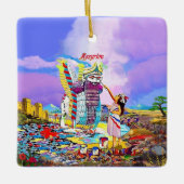 Assyrisch Nieuwjaar Keramisch Ornament (Voorkant)