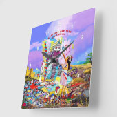 Assyrisch Nieuwjaar Vierkante Klok (Hoek)