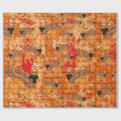 Assyrisch omslagpapier cadeaupapier (Vlak)