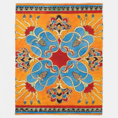  Assyrisch Ornament Fleece Deken (Voorkant)
