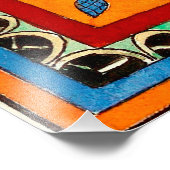 Assyrisch Ornament Fotoprint Foto Afdruk (Hoek)