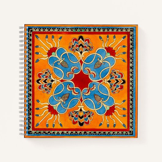  Assyrisch Ornament Notitieboek (Voorkant)