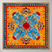 Assyrisch Ornament Print door E.A. Nedwill (Voorkant)