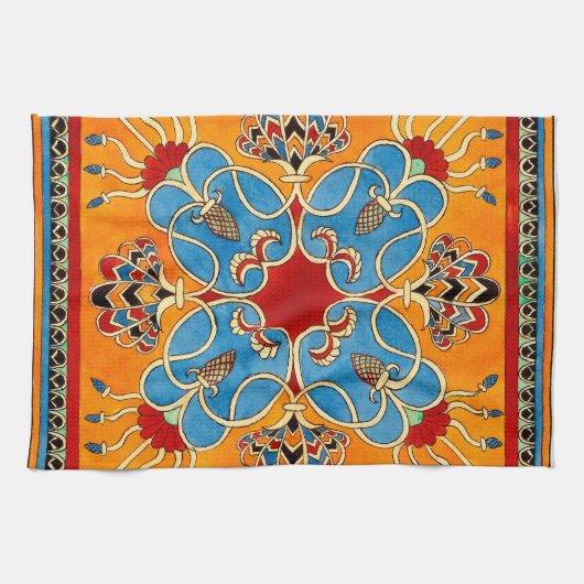  Assyrisch Ornament Theedoek (Horizontaal)