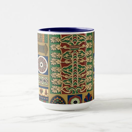 Assyrisch  patroon mok (Midden)