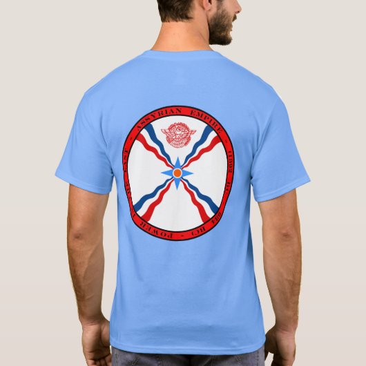 Assyrisch Rijk Ronde Shirt (Achterkant)