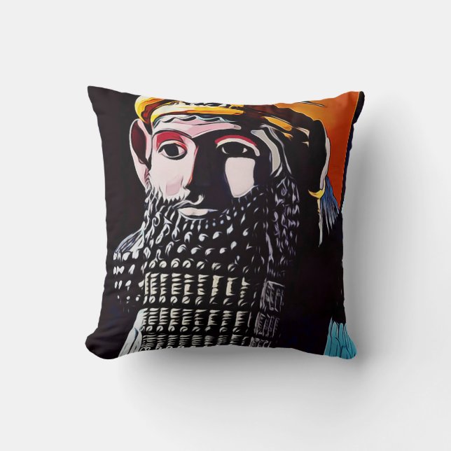 Assyrisch Sierkussen van de Koning (Voorkant)