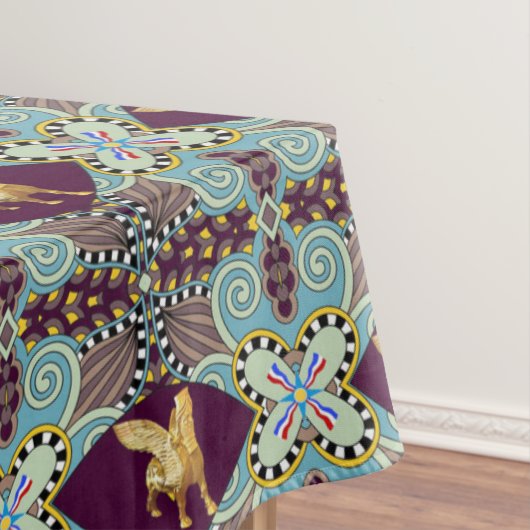 Assyrische aangepaste katoenen tablet, 60 x 104 in tafelkleed (Voorbeeld)