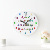 Assyrische alfabet Acrylwandklok Grote Klok (Huis)
