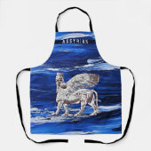 Assyrische All-Over Print Schort (Voorkant)