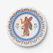 Assyrische Anunnaki in kleur Papier Bord (Voorkant)