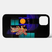 Assyrische Anunnaki iPhone / iPad hoesje (Achterkant (horizontaal))