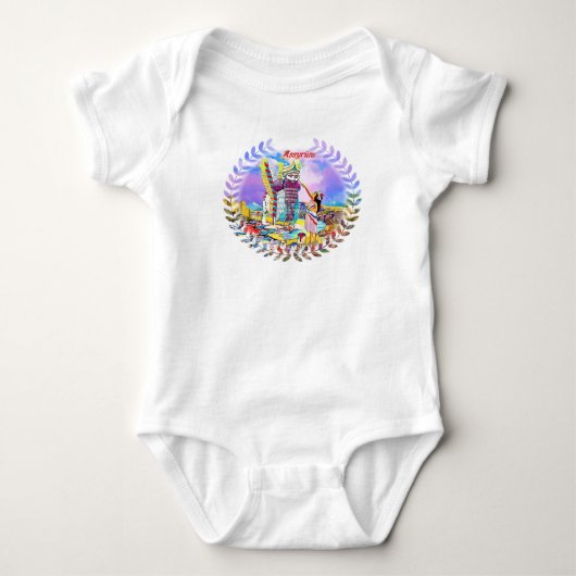 Assyrische Baby T-Shirt (Voorkant)
