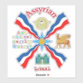 ASSYRISCHE Custom-Cut Vinyl Sticker (Vel)