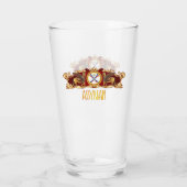 ASSYRISCHE glazen beker (Achterkant)