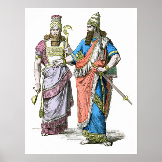 Assyrische Hoge Priester en koning Poster (Voorkant)