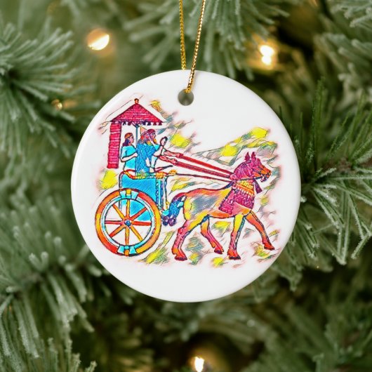 Assyrische koning keramisch ornament (Boom)