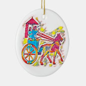 Assyrische koning keramisch ornament (Rechts)