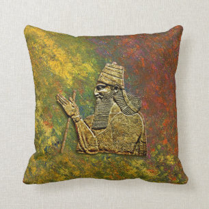 Assyrische koning kussen