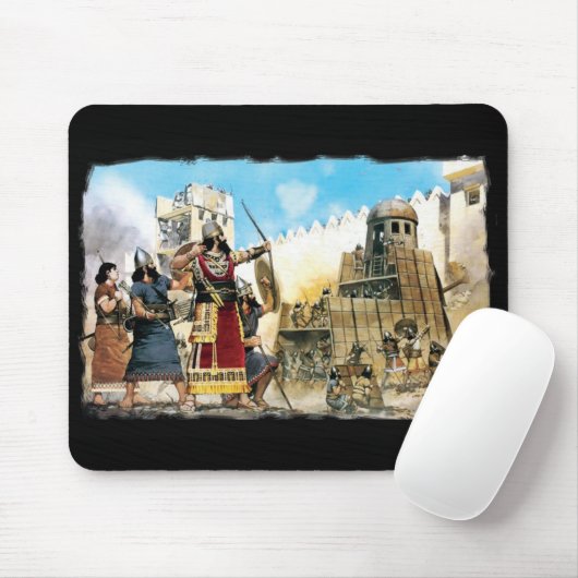 Assyrische koning muismat (Met muis)