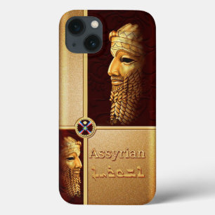 Assyrische koning Sargon iPhone case