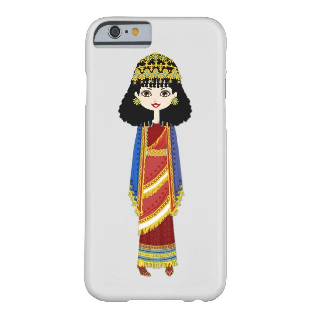 Assyrische koningin iPhone 6/6s, telefoontas Case-Mate iPhone Hoesje (Achterkant)