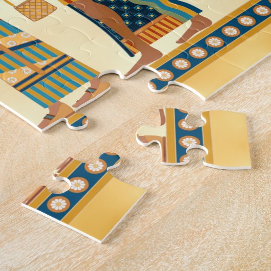 Assyrische levensboom legpuzzel (Zijkant)
