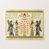 Assyrische levensboom legpuzzel (Horizontaal)
