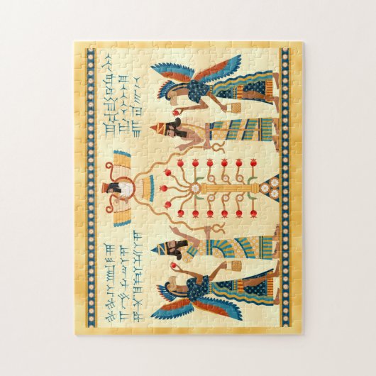 Assyrische levensboom legpuzzel (Verticaal)
